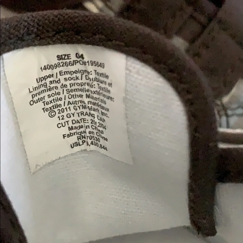GYMBOREE Infant Plaid Velcro Sneaker - Brown